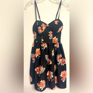 Y2K Corset Dress Band of Gypies XS  Pink Roses
